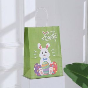 Vente flash - Sacs en papier personnalisés, sacs à main pour le shopping, sacs écologiques pliables et réutilisables, sacs cadeaux personnalisés en papier kraft - Product Image 6