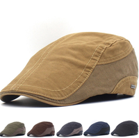Bérets et casquettes pour hommes : Bérets de golf, casquettes de soleil, bérets Ivy, bérets en coton tendance, bérets décontractés à visière, bérets Newsboy