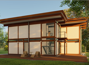 Casas Prefabricadas de Madera SIPs con Energía Solar y Características Ecológicas, Diseño Moderno, Construcción <span class=keywords><strong>OSB</strong></span> - Product Image 5