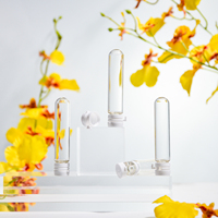 Offre Spéciale 1.5ml 2ml 3ml 5ml clair Mini échantillon tétine flacons Essence acide hyaluronique Portable petite ampoule en forme d'ampoule en verre bouteille