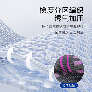 Genouillère de sport transfrontalière personnalisée, tricotée fine, respirante, stabilisatrice, à compression pour la course à pied - Product Image 4