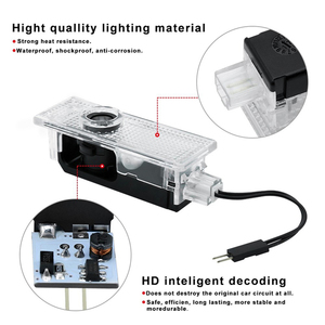 Lampe d'accueil LED pour porte de voiture Accessoire pour <span class=keywords><strong>Land</strong></span> <span class=keywords><strong>Rover</strong></span> Discovery 3 4 5 Range <span class=keywords><strong>Rover</strong></span> 3 4 L322 L405 L551 <span class=keywords><strong>Evoque</strong></span> 2 - Product Image 2