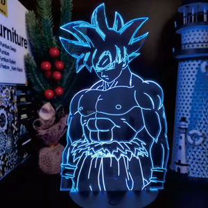 Wholesale 3D LED Light <b>Holder</b> Lamp Base with RGB 3D Illusion Design Modern Bedroom Use DIY Plastic Material - Product Image 5