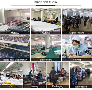 厂家直销100% 涤纶男式足球服专业训练运动服冬季队服 - Product Image 5