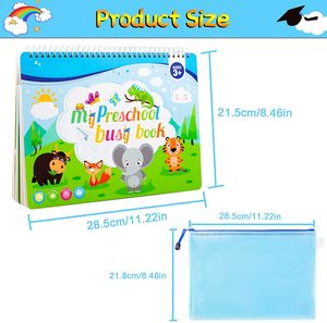 Livre de loisirs préscolaire magnétique de style art déco Jouets et jeux éducatifs pour enfants en matériau EVA avec autocollants magnétiques - Product Image 2