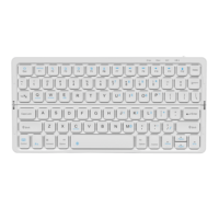 Clavier sans fil pliable personnalisé BD10, 78 touches, BT5.1, clavier portable rechargeable pour les voyages et les affaires