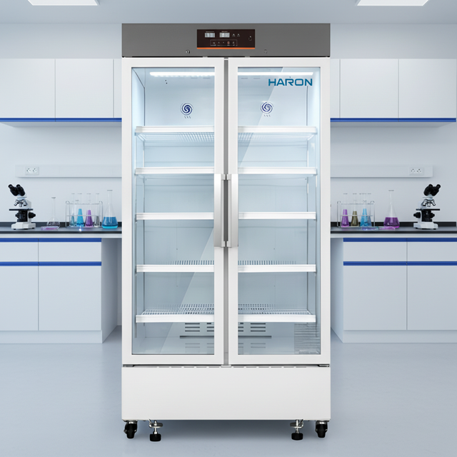 Digital Temperature Control Medical Refrigerator 2-8°C Large Capacity Pharmaceutical Refrigerator Pharmacy Drug Storage Cabinet