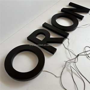 Letreros luminosos LED personalizados con logotipo, tienda de negocios al aire libre, señalización frontal <span class=keywords><strong>exterior</strong></span> pintada, <span class=keywords><strong>letrero</strong></span> retroiluminado de acrílico 3D - Product Image 6