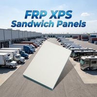 Panneaux sandwich FRP XPS, panneau composite d'isolation thermique pour caravane, camion, carrosserie, mur, toit, sol, léger, imperméable