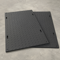 Panneaux routiers en HDPE 4x8, tapis de protection du sol antidérapants pour machines lourdes et routes temporaires