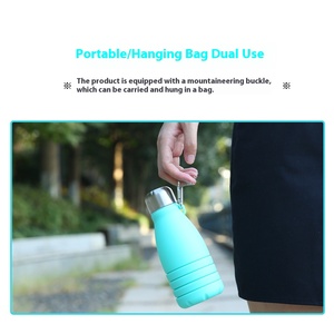 Hot Seller BPA-Free 550ML Silicone Collapsible <strong>Football</strong> <strong>Water</strong> <strong>Bottle</strong> USA Designed Drinkware for Kids for Boiling <strong>Water</strong> - Product Image 5