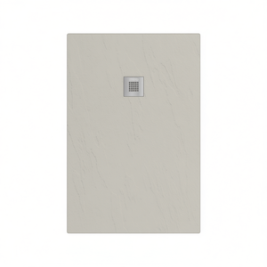 Plato de ducha rectangular Estasi 70 x 100 cm gris paloma con superficie antideslizante para baños - Product Image 3
