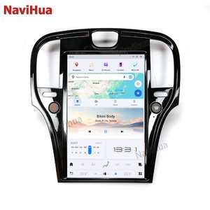 NaviHua 14.4 Inch Android Car Radio Car DVD Player GPS for Chrysler 300C 2015 2020 Car Accessories Upgrade Multimedia Radio - Product Image 1