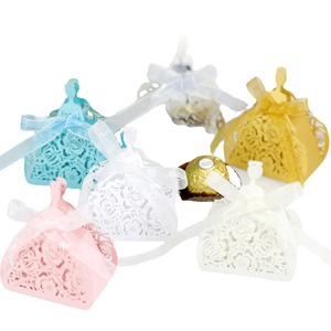 Exportar caramelos <span class=keywords><strong>de</strong></span> boda <span class=keywords><strong>de</strong></span> Chocolate hueco láser Pretty Rose Girl caja <span class=keywords><strong>de</strong></span> papel en Stock al por mayor - Product Image 6