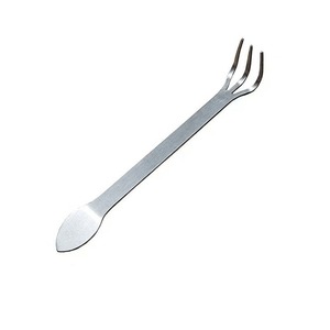 Bonsai Rake Stainless Steel 21x2.5cm Double Headed Soil Pressing Tool For Home Gardening - Product Image 1