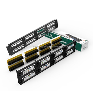 2025 nuovo tipo 48 porta adattatore fibra Cat6 e connettori <span class=keywords><strong>Patch</strong></span> pannello 2U metallo per uso FTTX - Product Image 5