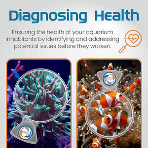 Flipper DeepSee Vidro Acrílico Água Doce Água Salgada <span class=keywords><strong>Fish</strong></span> Tank Clear 4 ''e 5'' Standard Max Ampliado Visualizador do aquário magnético - Product Image 3