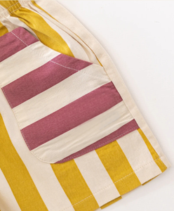 New Arrival Summer <strong>Kids</strong> Carnival <strong>Shorts</strong> Stripe Colorblock <strong>Shorts</strong> 100% <strong>Cotton</strong> for Baby Boys and Girls Clothes - Product Image 4