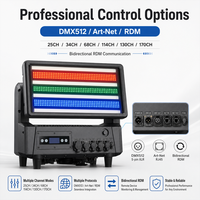 Projecteur LED mobile puissant 1500W pour extérieur, lumière stroboscopique IP65 RGBW à pixels pour événements extérieurs, concerts et éclairage de scène