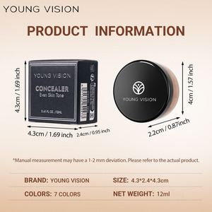 OEM/ODM YOUNG VISION Baume de Teint Hydratant et Longue Tenue pour le Contour du Visage et l'Anti-cernes (7 Teintes) Maquillage Style Occidental - Product Image 6