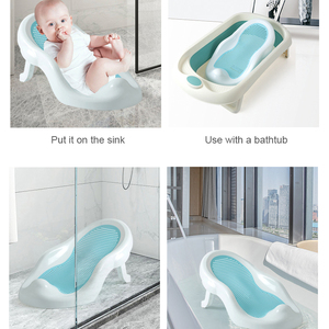 <span class=keywords><strong>Support</strong></span> de bain simple et pliable pour bébé et nouveau-né, utilisable dans la <span class=keywords><strong>baignoire</strong></span> et l'évier, confortable - Product Image 5