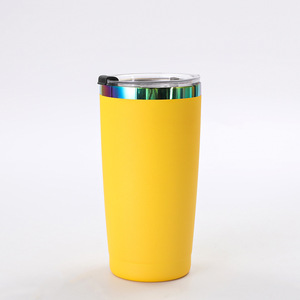 20oz Insulated Tumblers for Adults Hot <b>Cold</b> Beverages Stainless Steel Inner <b>Cup</b> Plastic Outer Safety BPA Free - Product Image 2