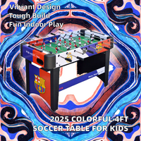 2025 nouvelle mode populaire 4FT jeux de Table de football intérieur coloré imprimé Table de football pour les enfants et la famille