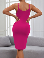 7 nouvelles couleurs peau Beige couleur longue jarretelle corps Compression façonnage jupe Club Sexy minceur longue robe Shaperwear body