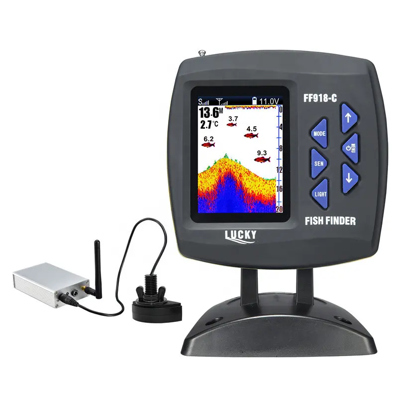 Fish Finder Wireless Sonar Color Screen Smart Fish Detector English Visual Hd Fishing Gear