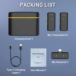 K10 hội nghị <span class=keywords><strong>Microphone</strong></span> không dây Chuyên nghiệp mics ve áo <span class=keywords><strong>Microphone</strong></span> Echo Micro không dây <span class=keywords><strong>USB</strong></span> C với trường hợp - Product Image 5