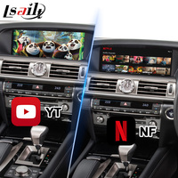 Interface vidéo multimédia Lsailt 8 + 128GB Android Carplay pour 2012-2017 Lexus LS460 LS 460 LS600h