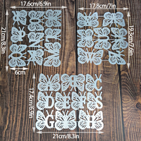 6cm lettera farfalla metallo capitale 26 alfabeto taglio muore per fare qualsiasi parola Die tagli goffratura Stencil per fai da te Scrapbooking