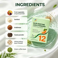 Poudre de Jus Enzymatique Minceur OEM – Coupe-Faim, Stimule le Métabolisme, Brûle les Graisses, Fibres Alimentaires, Complément Minceur