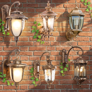 Modern Solar <b>LED</b> Lantern Bronze Polycarbonate <b>Diffuser</b> Square Shape Outdoor Wall Light for Garden - Product Image 3