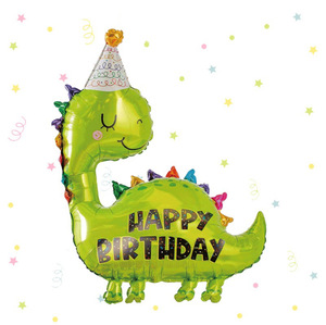 Decorazioni per sfondo con palloncini a forma di dinosauro verde, accessori fotografici per servizi fotografici di bambini di un <span class=keywords><strong>anno</strong></span>, forniture per feste di compleanno - Product Image 6