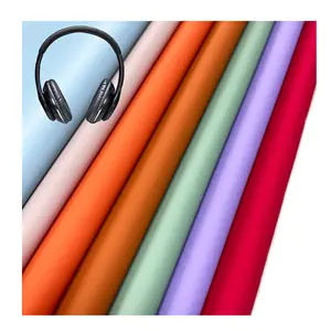 विलायक मुफ्त पर्यावरण के अनुकूल नरम शाकाहारी चमड़ा कोई रासायनिक <span class=keywords><strong>varnished</strong></span> चिकनी पाउडर कश चमड़े पंत/जैकेट हेड फोन्स सामग्री - Product Image 1