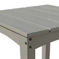 Table d'appoint extérieure pliable moderne et polyvalente en HDPE - Coussins imperméables assortis à toutes les couleurs pour les espaces extérieurs des hôpitaux et des maisons