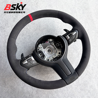 Volant en suède et fibre de carbone pour BMW E90 F30 F20 X5 F15 F10 M3 M6 X6 E71 F25 F31 F36 F11 F15 F22 F86 F85 E60 X1 F48 F82 M