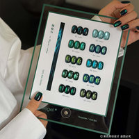SUUSEEGEL 2026 Nouvelle Collection 10 Couleurs Série Verte Kit de Gel Ongles Effet Œil de Chat Haute Qualité Tendance Non Toxique Gel UV pour Salon Vente en Gros ODM/OEM