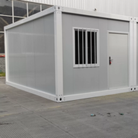 Maison conteneur démontable, bâtiment modulaire portable pour camp de travailleurs et hébergement temporaire