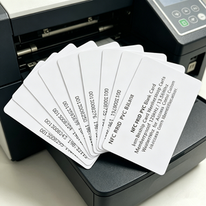 Cartes intelligentes PVC CR80 TK4100 T5577 avec puce RFID 1K, code QR, pour usage hôtelier, codage 18 bits, étanches, imprimables, paiement - Product Image 4