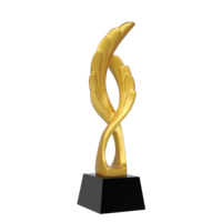 Trophée en cristal JY Best Design Gold Award pour souvenir sportif, ballon de football fait main en forme de ballon de football avec taille personnalisable