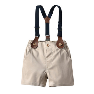 Completo Estivo <span class=keywords><strong>per</strong></span> Neonati Maschi, Nuovo Set Classico con Pantaloncini a Righe, Abbigliamento Elegante <span class=keywords><strong>per</strong></span> Bambini - Product Image 5