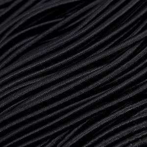 Eco-Friendly 3mm Black <b>Elastic</b> Cord Lanyard <b>Strings</b> for DIY Accessories - OEM Quality - Product Image 3