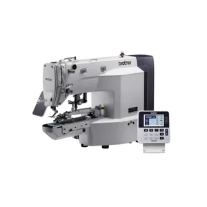 High efficiency brother NEXIO BE- 438HX computer flat bed sewing button attaching Industrial Sewing Machine