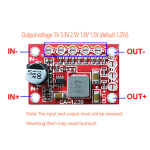 Có thể điều chỉnh điện mô-đun 1.25V 1.5V <span class=keywords><strong>1.8V</strong></span> 2.5V 3.3V 5V Đầu Ra 3A 15V đầu vào CA-1239 mô-đun - Product Image 2