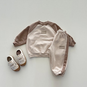 2023 trajes de invierno de lana para niños, Sudadera con capucha de algodón sólido + Pantalones, traje infantil para niños pequeños, <span class=keywords><strong>ropa</strong></span> de abrigo informal para niños y <span class=keywords><strong>niñas</strong></span> - Product Image 4