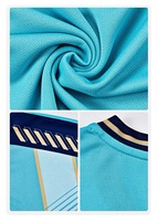 Maillot de football personnalisé OEM ODM, impression par sublimation, séchage rapide, polyester, logo d'équipe personnalisé, nom, numéro