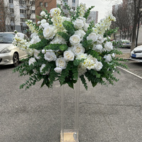 Nouveautés IFG : Boules de fleurs artificielles en soie de 70 cm, verdure et fleurs pour la remise des diplômes et la fête des mères
