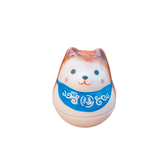 Tumbler Ceramic Daruma Crafts Cartoon Lucky Dog Fortune <b>Ornament</b> Landscape Home Decor Gifts Figurine Decorations - Product Image 2